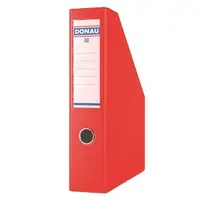 Stalak za spise kartonski okomiti A4 75mm Donau 3949 crveni Stalak za spise kartonski okomiti A4 75mm Donau 3949 crveni
