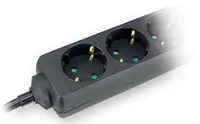 Kabel naponski produžni COMMEL šuko-M=> 3x šuko-Ž 3m 1.5mm2 16A 250V 3500W crni Kabel naponski produžni COMMEL šuko-M=> 3x šuko-Ž 3m 1.5mm2 16A 250V 3500W crni