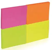 Blok samoljepljivi 38x51mm 4x50 listova mix 4 boje neon Donau Blok samoljepljivi 38x51mm 4x50 listova mix 4 boje neon Donau