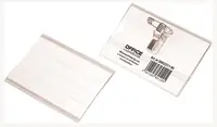 Etui za ID kartice 90x57mm s kvačicom i sigurnosnom iglom 1/1 Office products vodoravno Etui za ID kartice 90x57mm s kvačicom i sigurnosnom iglom 1/1 Office products vodoravno