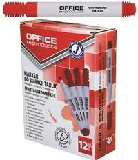 Marker za bijelu ploču 1-3mm Office products okrugli vrh crveni Marker za bijelu ploču 1-3mm Office products okrugli vrh crveni