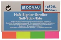 Zastavica 50x20mm 4x50 listova papirnata Donau 4 boja Zastavica 50x20mm 4x50 listova papirnata Donau 4 boja