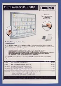 Okvir informacijski A4 Franken Megaframe magnetni plavi Okvir informacijski A4 Franken Megaframe magnetni plavi