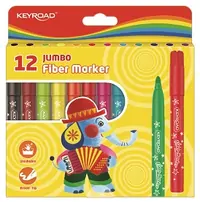 Flomaster školski 12/1 jumbo kartonska kutija Keyroad Flomaster školski 12/1 jumbo kartonska kutija Keyroad