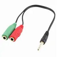 Kabel 3.5mm Stereo Jack-M<=>2x3.5mm Stereo Jack-Ž- 0.2m - WHITE SHARK Kabel 3.5mm Stereo Jack-M<=>2x3.5mm Stereo Jack-Ž- 0.2m - WHITE SHARK