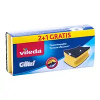 Spužvica za pranje posuđa 9x7x4cm Vileda Glitzi 2+1 Spužvica za pranje posuđa 9x7x4cm Vileda Glitzi 2+1