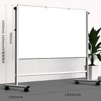 Ploča bijela na stalku 180x90cm dvostrana s kotačima Ploča bijela na stalku 180x90cm dvostrana s kotačima