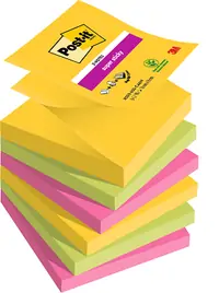 Blok samoljep. 76X76mm 6x90 "Z" listića Post-it 3M R330-6SS Super Stick Carnival Blok samoljep. 76X76mm 6x90 "Z" listića Post-it 3M R330-6SS Super Stick Carnival