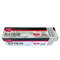 Folija aluminijska 29cmx300m u kutiji s rezačem (art.516) Folija aluminijska 29cmx300m u kutiji s rezačem (art.516)