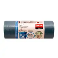 Vreća za smeće 60L 58x68 cm 10/1 LDPE plave Zorex za papir i karton Vreća za smeće 60L 58x68 cm 10/1 LDPE plave Zorex za papir i karton