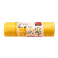 Vreća za smeće 60L 58x68 cm 10/1 LDPE žute Zorex za plastiku i metal Vreća za smeće 60L 58x68 cm 10/1 LDPE žute Zorex za plastiku i metal