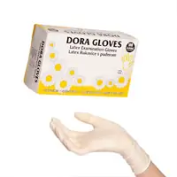 Rukavice latex jednokratne pudrane M 100/1 Dora Rukavice latex jednokratne pudrane M 100/1 Dora