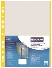 Fascikl uložni pvc A4 40mic Donau 100/1 rub žuti Fascikl uložni pvc A4 40mic Donau 100/1 rub žuti