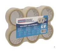 Selotejp pakirni 48mmx60m 6/1 solvent prozirni za temperature do -20'C Selotejp pakirni 48mmx60m 6/1 solvent prozirni za temperature do -20'C