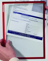 Okvir informacijski A4 Franken Megaframe magnetni crveni Okvir informacijski A4 Franken Megaframe magnetni crveni