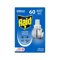 Refil za aparat za uništavanje insekata tekućina Raid 36ml/60N Refil za aparat za uništavanje insekata tekućina Raid 36ml/60N