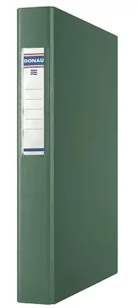Mapa uložna A4 4ringa fi25mm Donau 3735 zelena Mapa uložna A4 4ringa fi25mm Donau 3735 zelena
