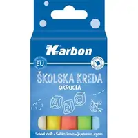 Kreda školska okrugla besprašna Karbon 10/1 u boji Kreda školska okrugla besprašna Karbon 10/1 u boji