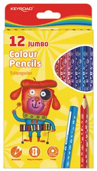 Boja drvena 12/1 trokutasta JUMBO 5mm Gimboo EOL Boja drvena 12/1 trokutasta JUMBO 5mm Gimboo EOL