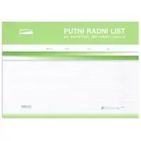TI.VI-10/ncr Putni radni list za putničko motorno vozilo 2x25listova NN TI.VI-10/ncr Putni radni list za putničko motorno vozilo 2x25listova NN