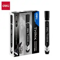 Marker permanentni 1,5-3mm Deli EU10020 okrugli vrh crni
