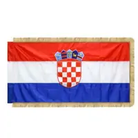 Zastava RH 200x100 svečana,svila,s resama Zastava RH 200x100 svečana,svila,s resama