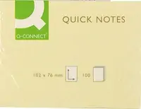 Blok samoljepljivi 102x76mm 100 listova Q-Connect KF01410 žuti Blok samoljepljivi 102x76mm 100 listova Q-Connect KF01410 žuti