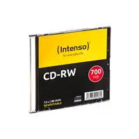 CD-RW medij INTENSO 700MB 12x speed, Slim Case, 10/1 CD-RW medij INTENSO 700MB 12x speed, Slim Case, 10/1