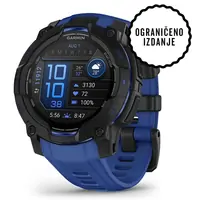 Smart watch GARMIN Instinct 3 AMOLED 45mm Black with Bolt Blue - 010-02936-03