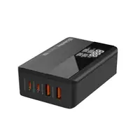 Adapter za napajanje COLORWAY Power Delivery GaN 2USB-A + 2USB USB-C 100W Crni Adapter za napajanje COLORWAY Power Delivery GaN 2USB-A + 2USB USB-C 100W Crni