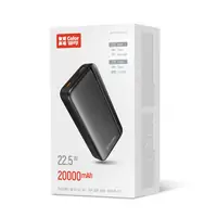 Power Bank 20000mAh COLORWAY EnergyPlus (USB QC3.0 + USB-C Power Delivery 22.5W) Black Power Bank 20000mAh COLORWAY EnergyPlus (USB QC3.0 + USB-C Power Delivery 22.5W) Black