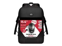 Torba PORT za notebook Ruksak PORT Premium pack 15.6" + bežični miš, crna