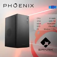 Računalo desktop Phoenix SPARK X-107 Intel Core i5 14400 16GB DDR5 1TB SSD 500W Windows 11 Pro Računalo desktop Phoenix SPARK X-107 Intel Core i5 14400 16GB DDR5 1TB SSD 500W Windows 11 Pro