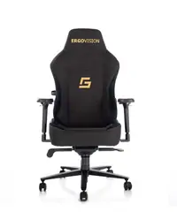 Stolica gaming ERGOVISION Throne tapecirano nosivost do 120kg crna Stolica gaming ERGOVISION Throne tapecirano nosivost do 120kg crna