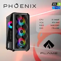 Računalo desktop Phoenix FLAME X-503 Intel Core i5 14400f 16GB DDR5 1TB NVMe SSD RTX 5060 8GB 600W FreeDOS Računalo desktop Phoenix FLAME X-503 Intel Core i5 14400f 16GB DDR5 1TB NVMe SSD RTX 5060 8GB 600W FreeDOS