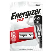 Baterija Energizer CR123A 3V BL1 Baterija Energizer CR123A 3V BL1