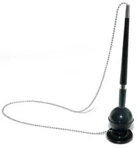 Olovka kemijska na stalku sa metalnim lančićem Olovka kemijska na stalku sa metalnim lančićem