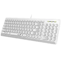 Tipkovnica GENIUS SlimStar Q200 USB bijela