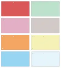 Pregrada kartonska 24x10,5cm Office Products 100/1 mix boje Pregrada kartonska 24x10,5cm Office Products 100/1 mix boje