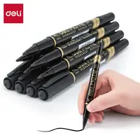 Marker permanentni dvostrani 0,5/1,0mm CD/DVD Deli EU10420 crni
