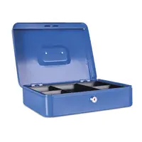 Kasa metalna s ključem 30x9x24cm Donau plava Kasa metalna s ključem 30x9x24cm Donau plava