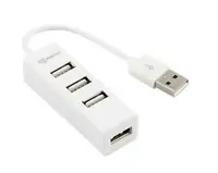 USB HUB 2.0 SBOX H-204 external4-portni - white USB HUB 2.0 SBOX H-204 external4-portni - white