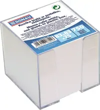 Kocka pvc s papirom 92x92x92mm Donau 7490001-99 bijeli papiri Kocka pvc s papirom 92x92x92mm Donau 7490001-99 bijeli papiri
