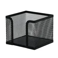 Kocka za papir žičana 95x95x80mm crna Q-Connect Kocka za papir žičana 95x95x80mm crna Q-Connect