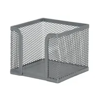 Kocka za papir žičana 95x95x80mm srebrna Q-Connect Kocka za papir žičana 95x95x80mm srebrna Q-Connect