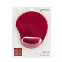 Podloga za miš s gel odmorištem za dlan SBOX crvena Podloga za miš s gel odmorištem za dlan SBOX crvena