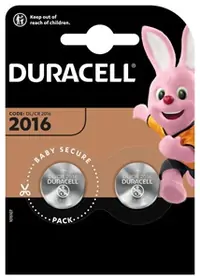 Baterija DURACELL Lithium CR2016 2/1 Baterija DURACELL Lithium CR2016 2/1