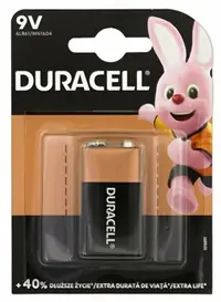 Baterija DURACELL Basic 9V 1/1 Baterija DURACELL Basic 9V 1/1