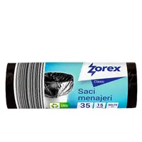 Vreća za smeće 35L 50x70cm 15/1 LDPE crna Zorex Clasic Vreća za smeće 35L 50x70cm 15/1 LDPE crna Zorex Clasic