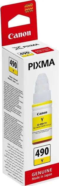 Tinta CANON GI-490Y Yellow Tinta CANON GI-490Y Yellow